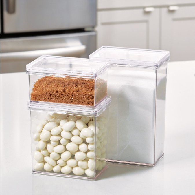 The Home Edit voorraadbussen