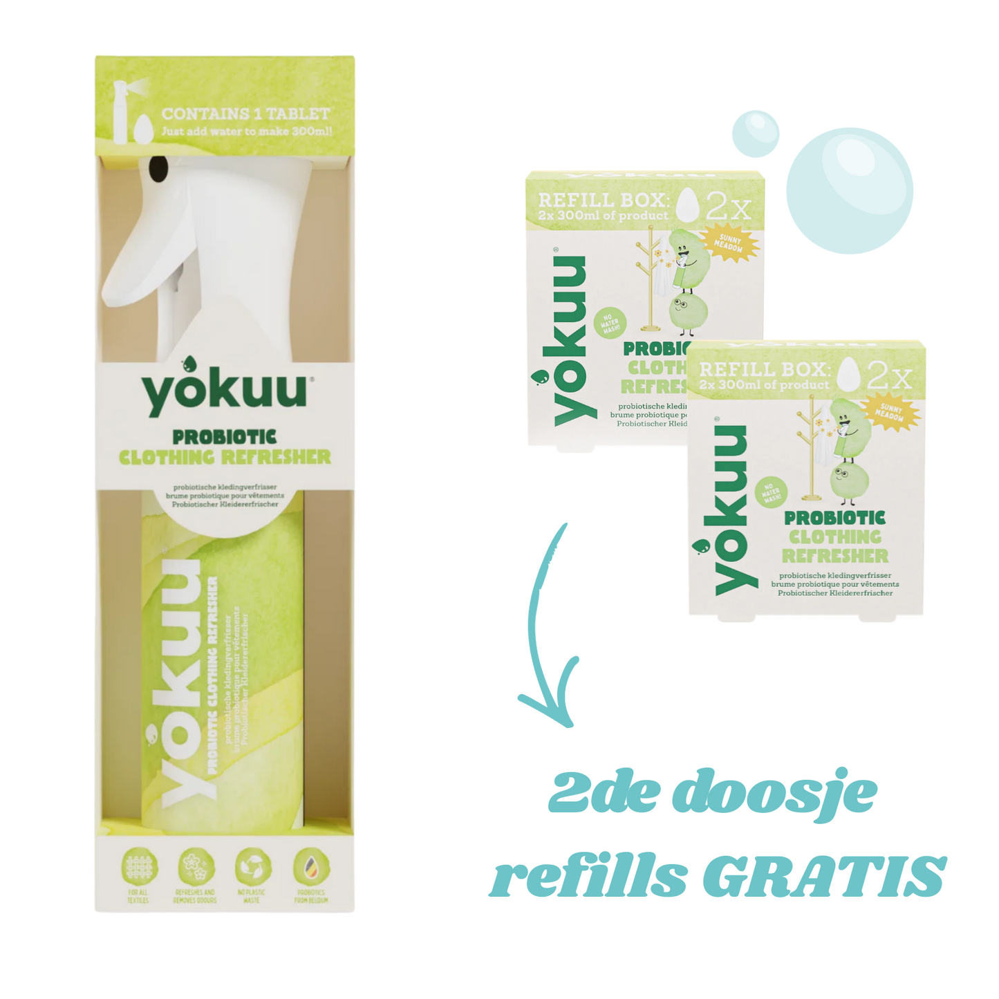 Yokuu Kledingverfrisser Voordeelbundel