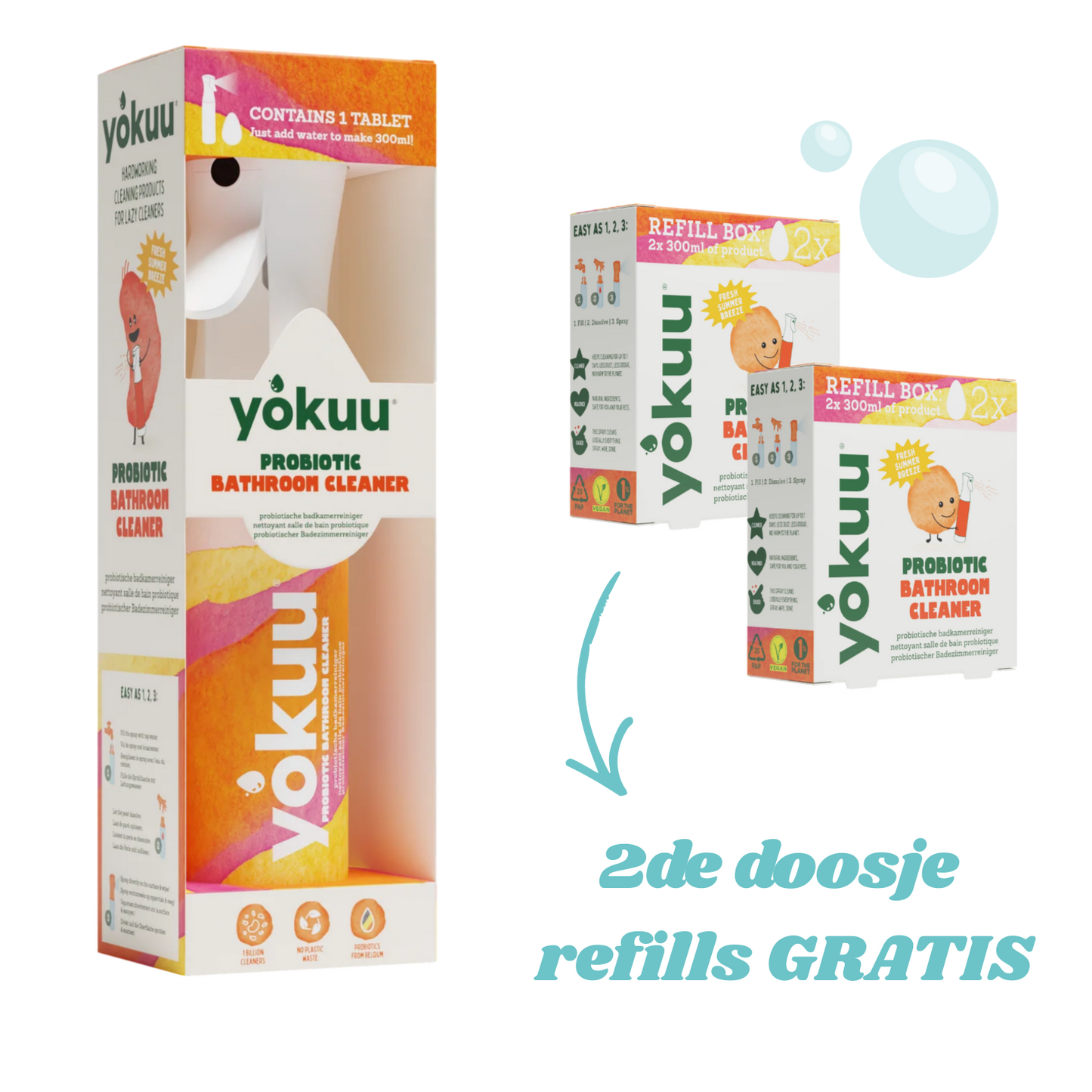 Yokuu Badkamerreiniger Voordeelbundel