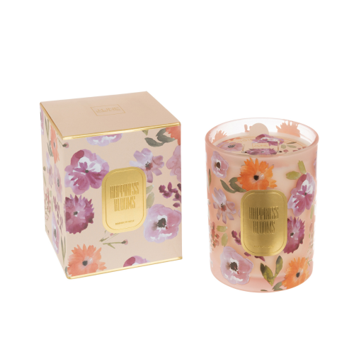 Geurkaars Happiness Blooms Roze