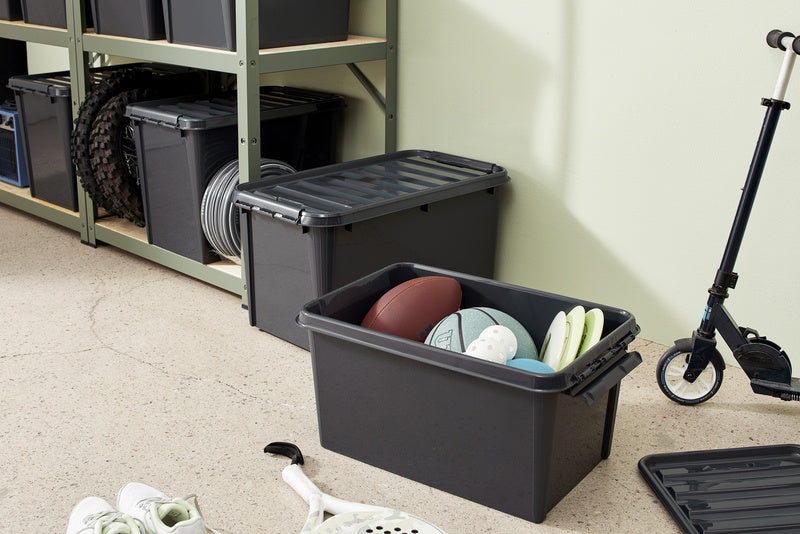 Recycled 45 opberbox met deksel