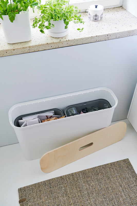 Collect Bin 46L Slim - wit