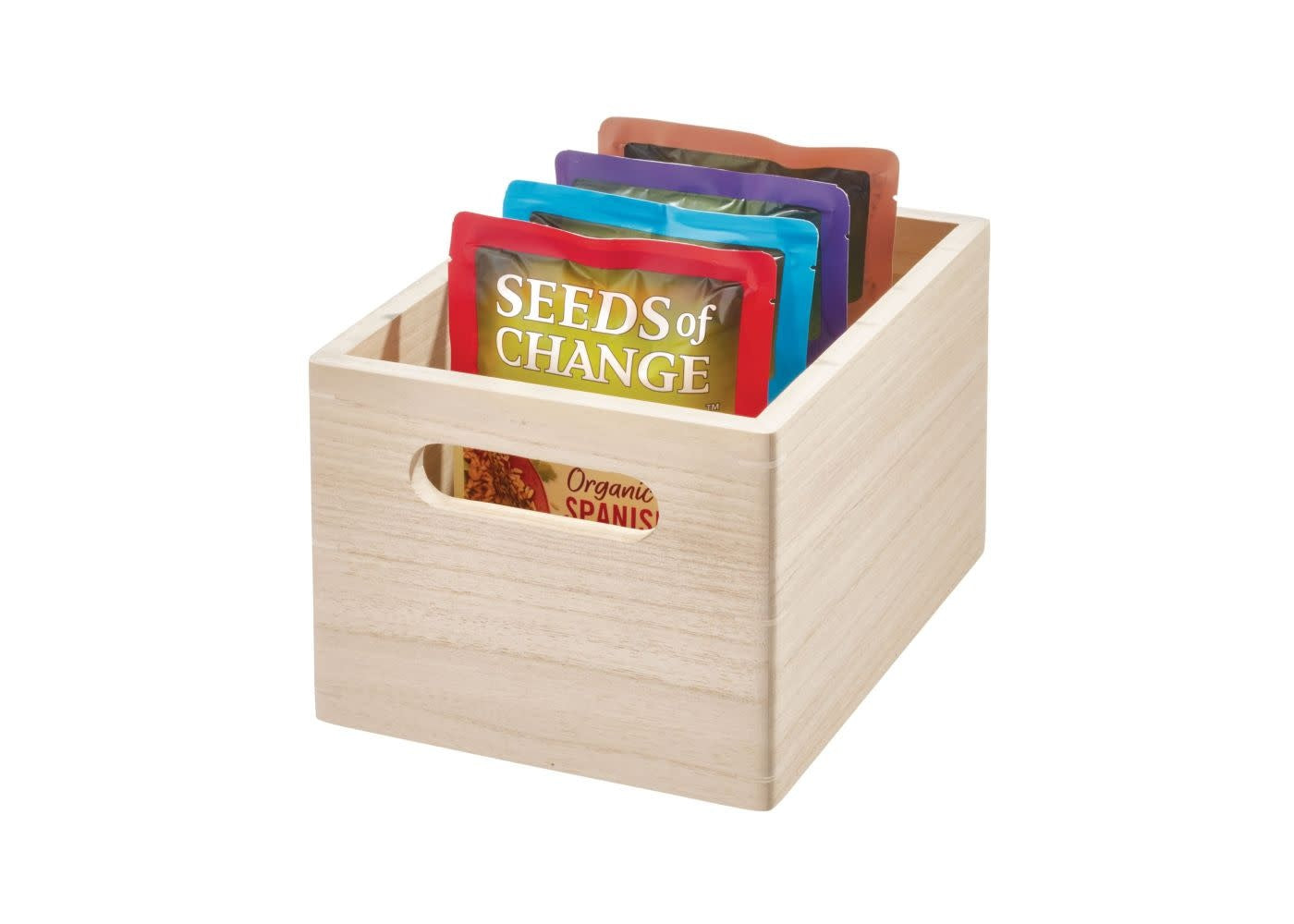 The Home Edit opbergbox universeel klein hout