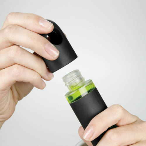 Afwasborstel met zeepdispenser