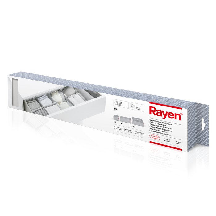 Lade organizerset van polyester met rits
