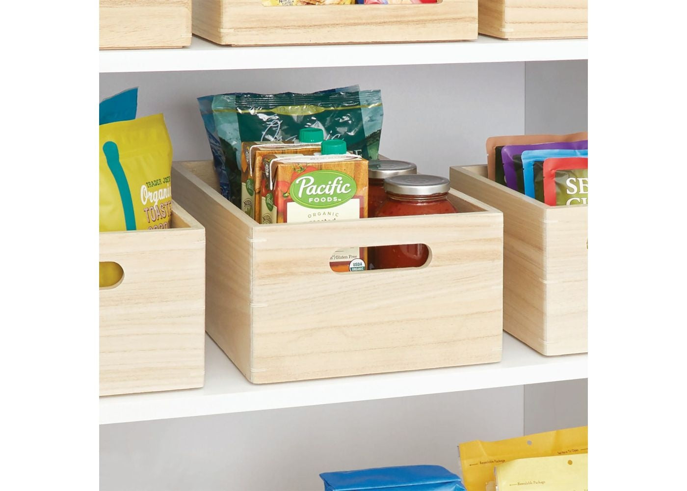 The Home Edit opbergbox universeel groot hout
