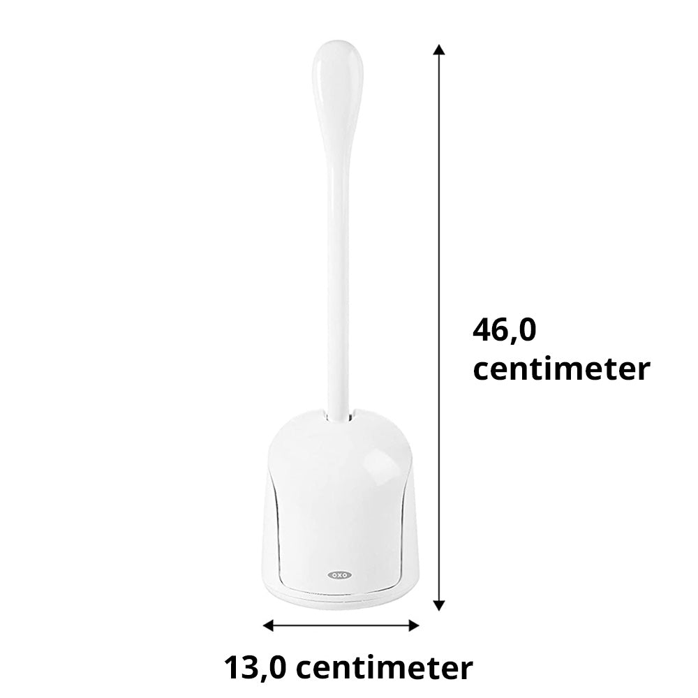 OXO Toiletborstel met compacte houder wit