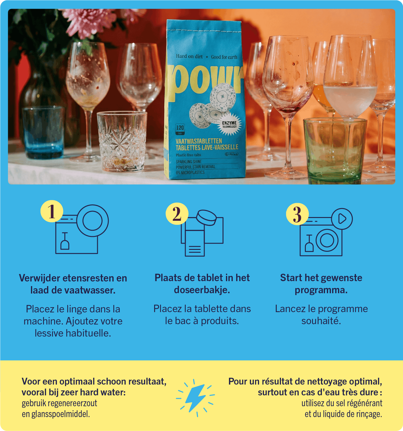 POWR Vaatwastabletten (120stuks)