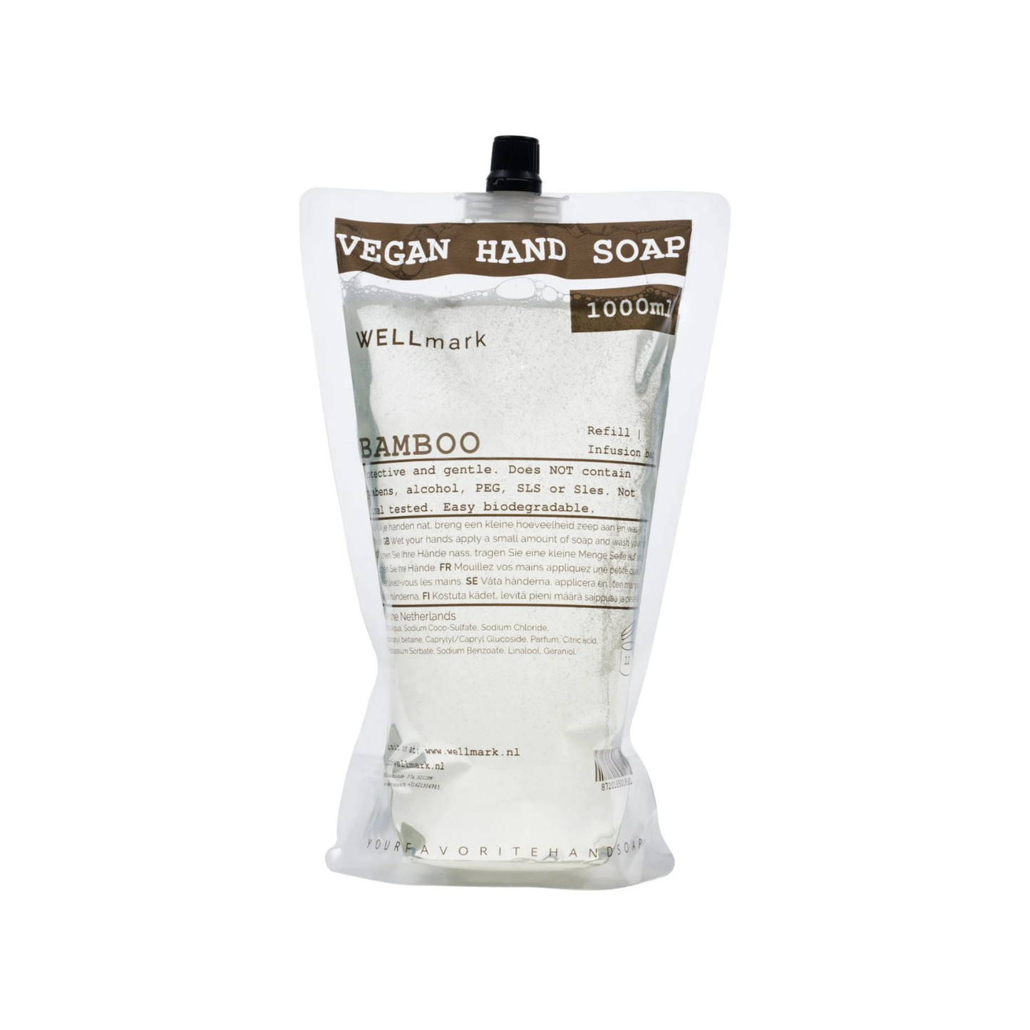 Refill Handzeep Bamboe 1L