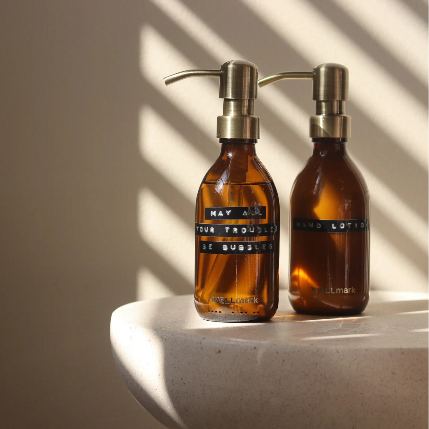 Handlotion Bamboe Bruin Glas - 250 ml