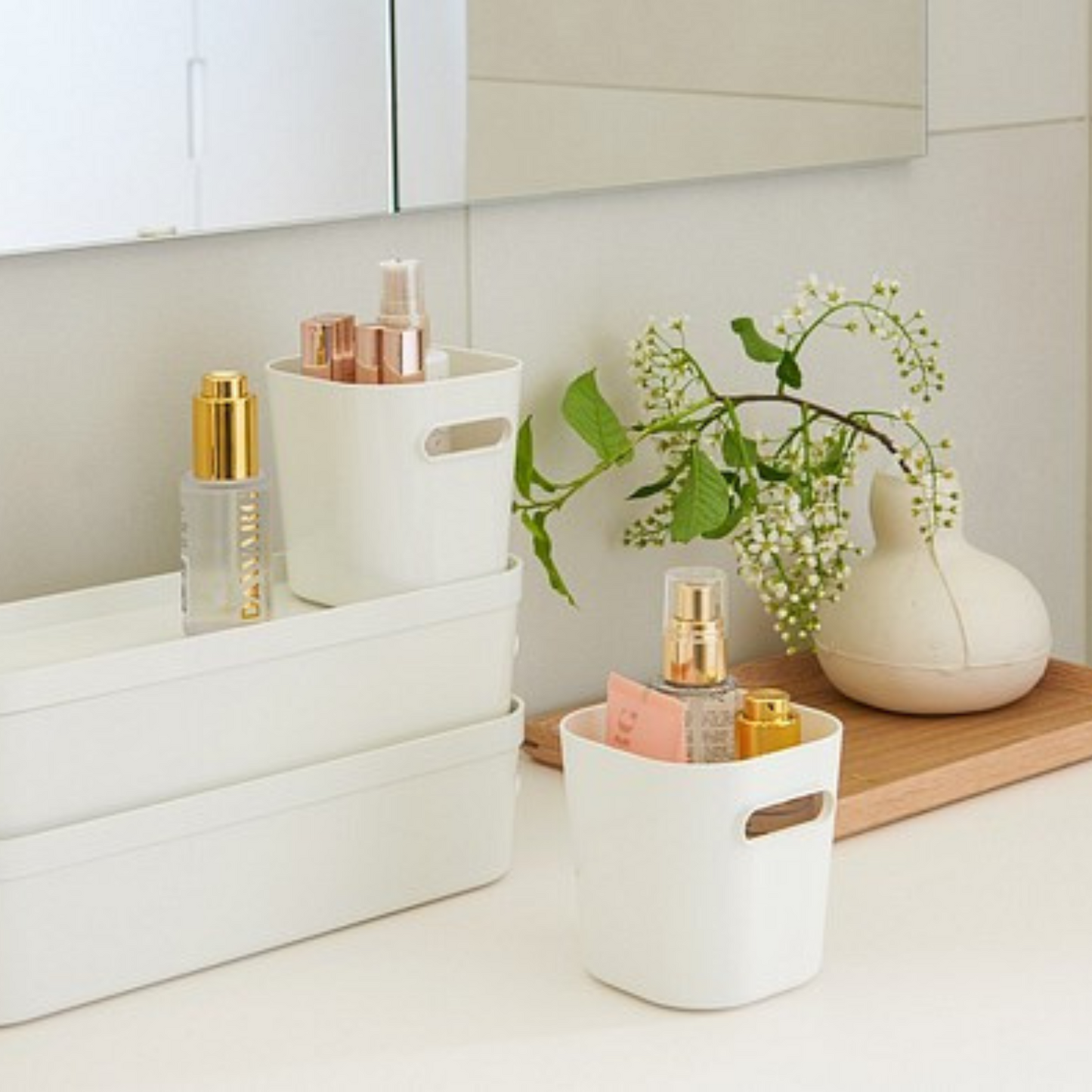 Compact White Slim lid