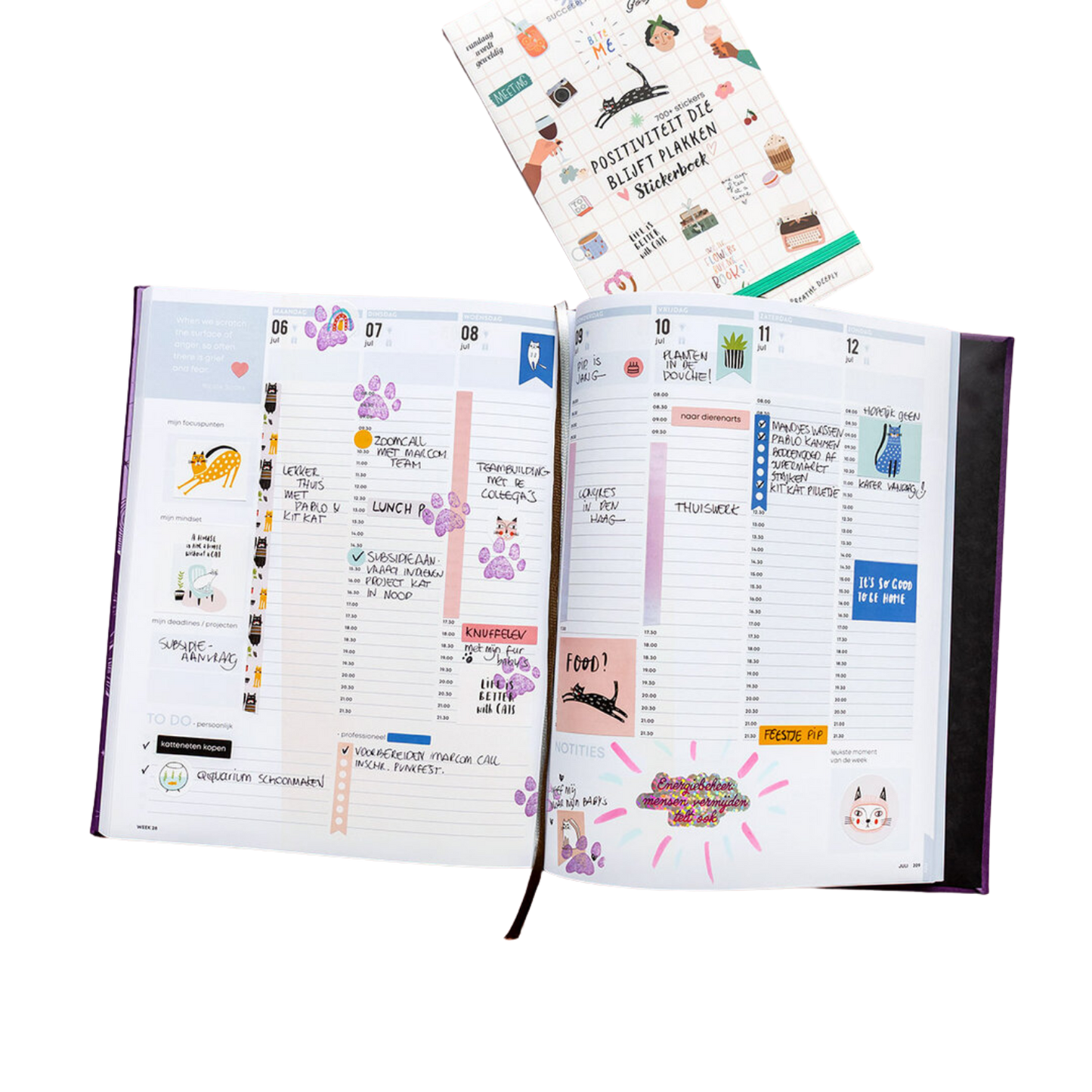 Stickerboek - Positiviteit die blijft plakken