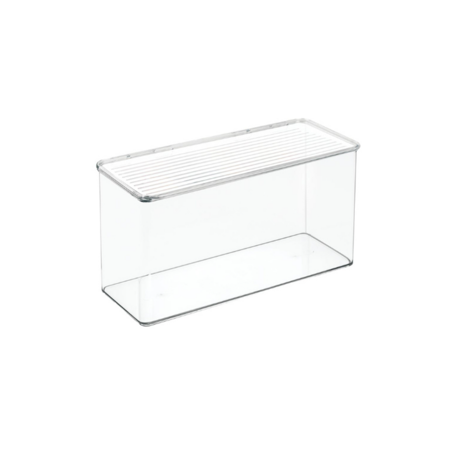 Stapelbare opbergbox met klapdeksel 14,6 cm x 34,3 cm x 17,8 cm
