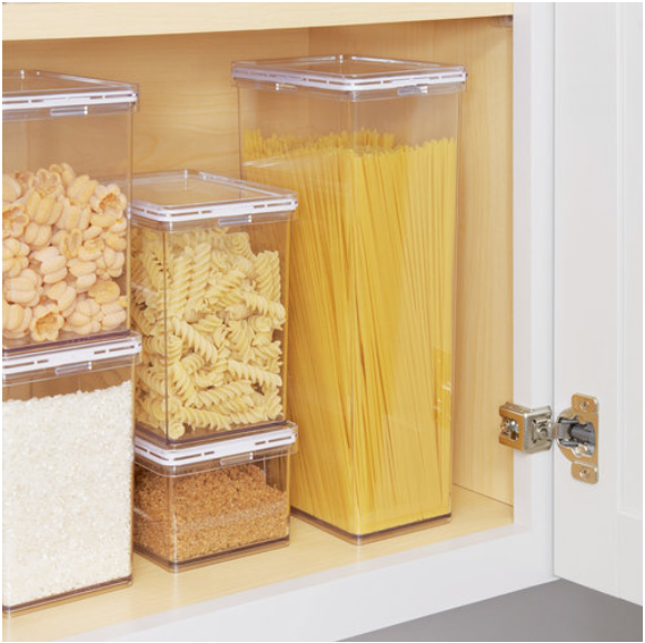 The Home Edit voorraadbussen