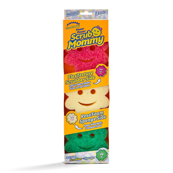 Scrub Mommy Flower Power 3 pack