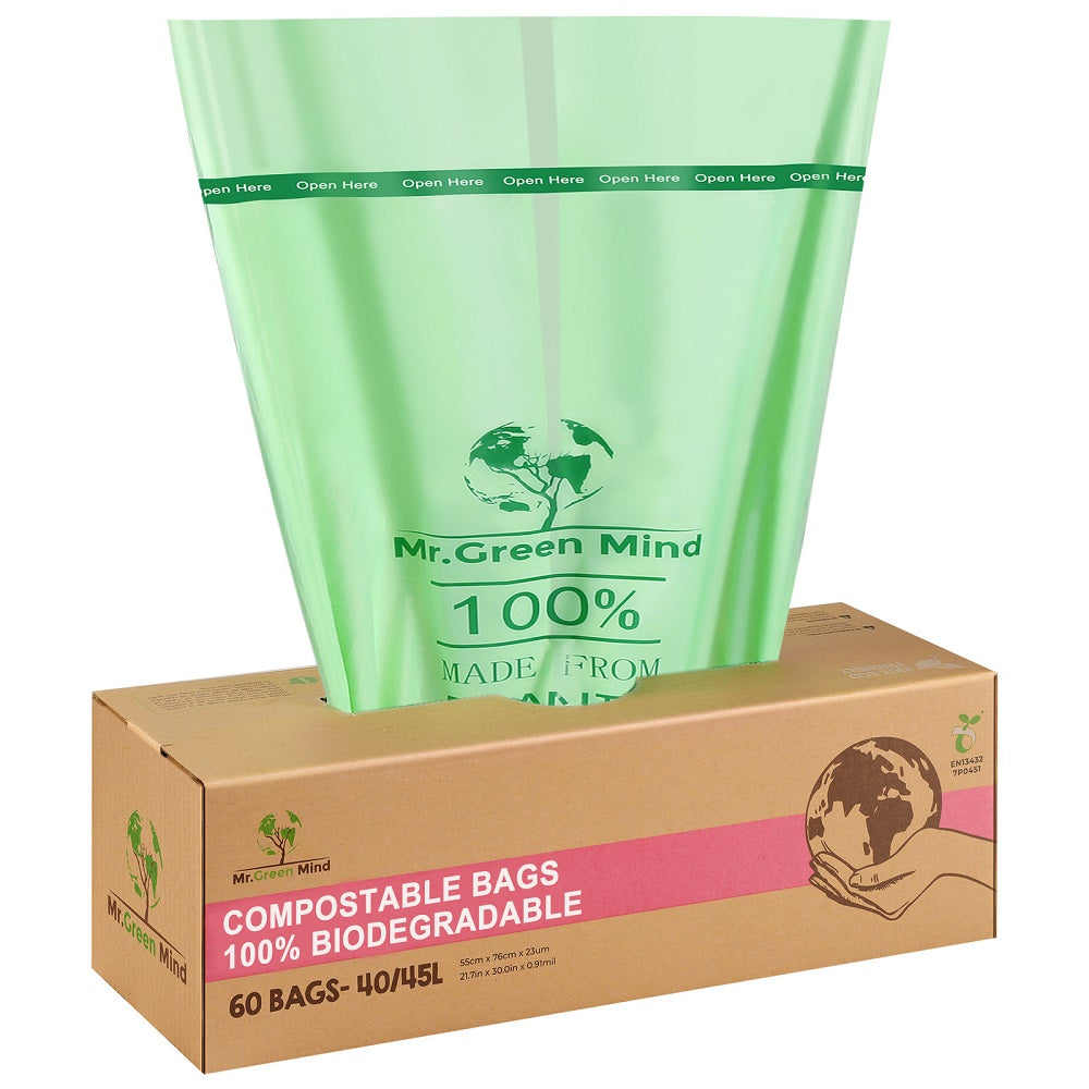 Biozakken 40-45 liter - 60 stuks