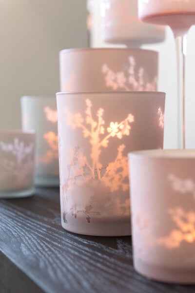 Theelichthouder Sakura Glass - Small