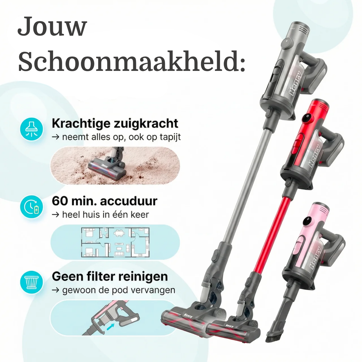 Henry Quick Steelstofzuiger