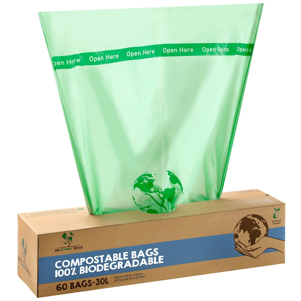 Biozakken 30 liter - 60 stuks