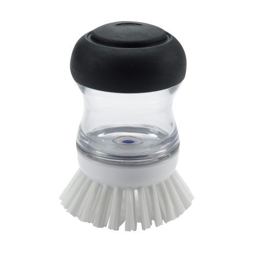 handborstel met zeepdispenser