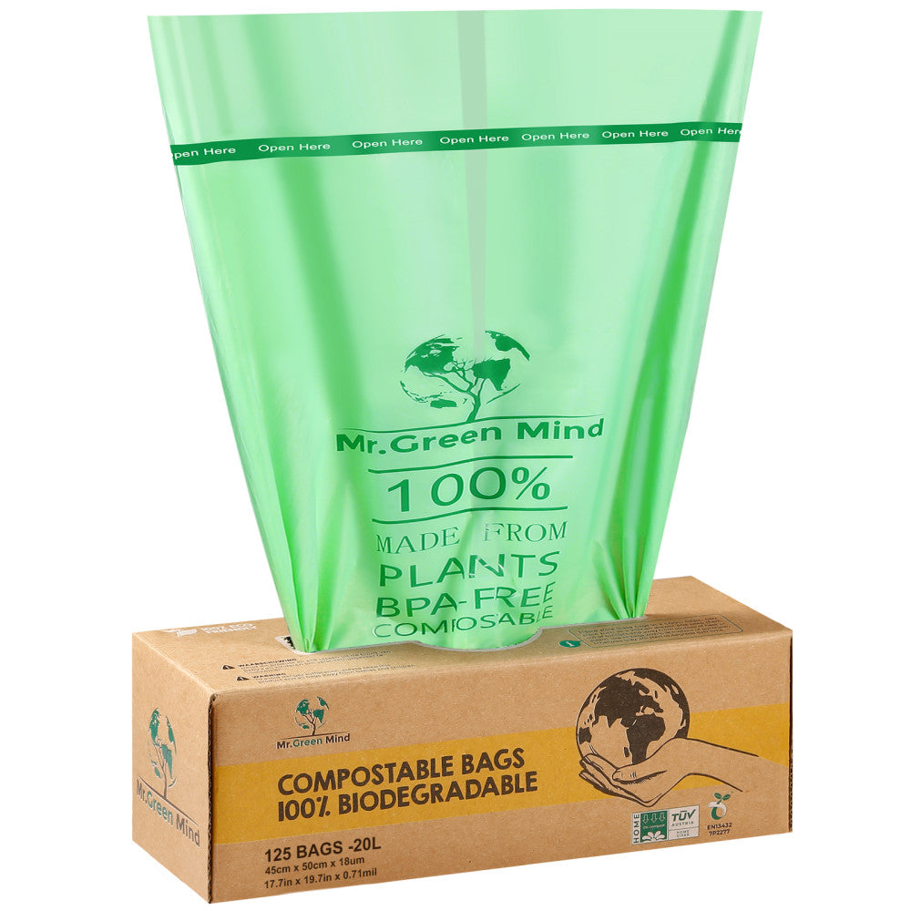 Biozakken 20 liter - 125 stuks