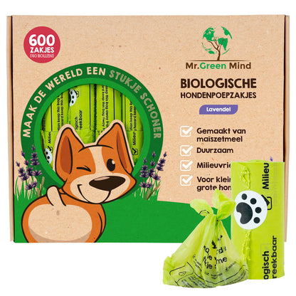 Bio hondenpoepzakjes – 600 stuks