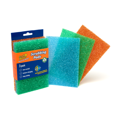 Scrub Basics Scrubbing Pads (3st)