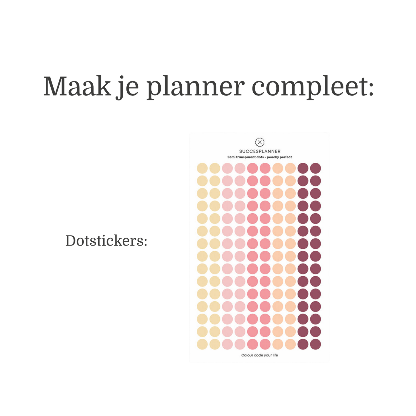 Huishoudplanner 2027 SweepStory x SuccesPlanner