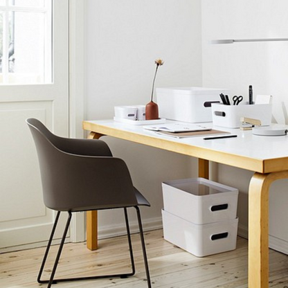 Compact White L lid