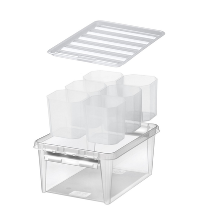 Classic 15 opbergbox + onderverdelingen met deksel