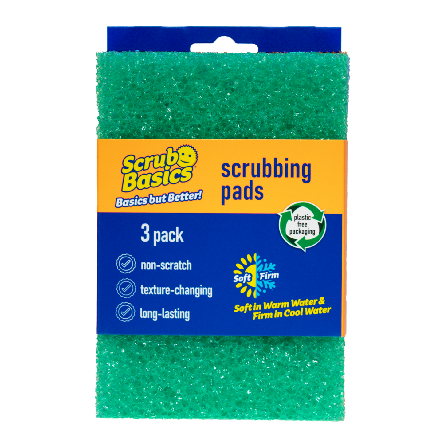 Scrub Basics Scrubbing Pads (3st)