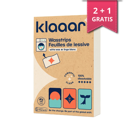 Klaaar Wasstrips voor Witte was