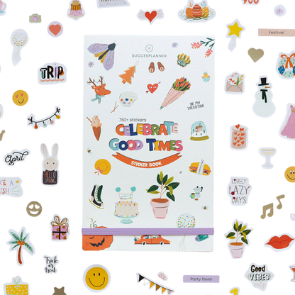 Stickerboek - Celebrate good times