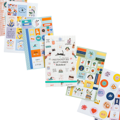 Stickerboek - Positiviteit die blijft plakken