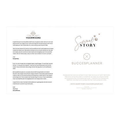 Huishoudplanner 2027 SweepStory x SuccesPlanner