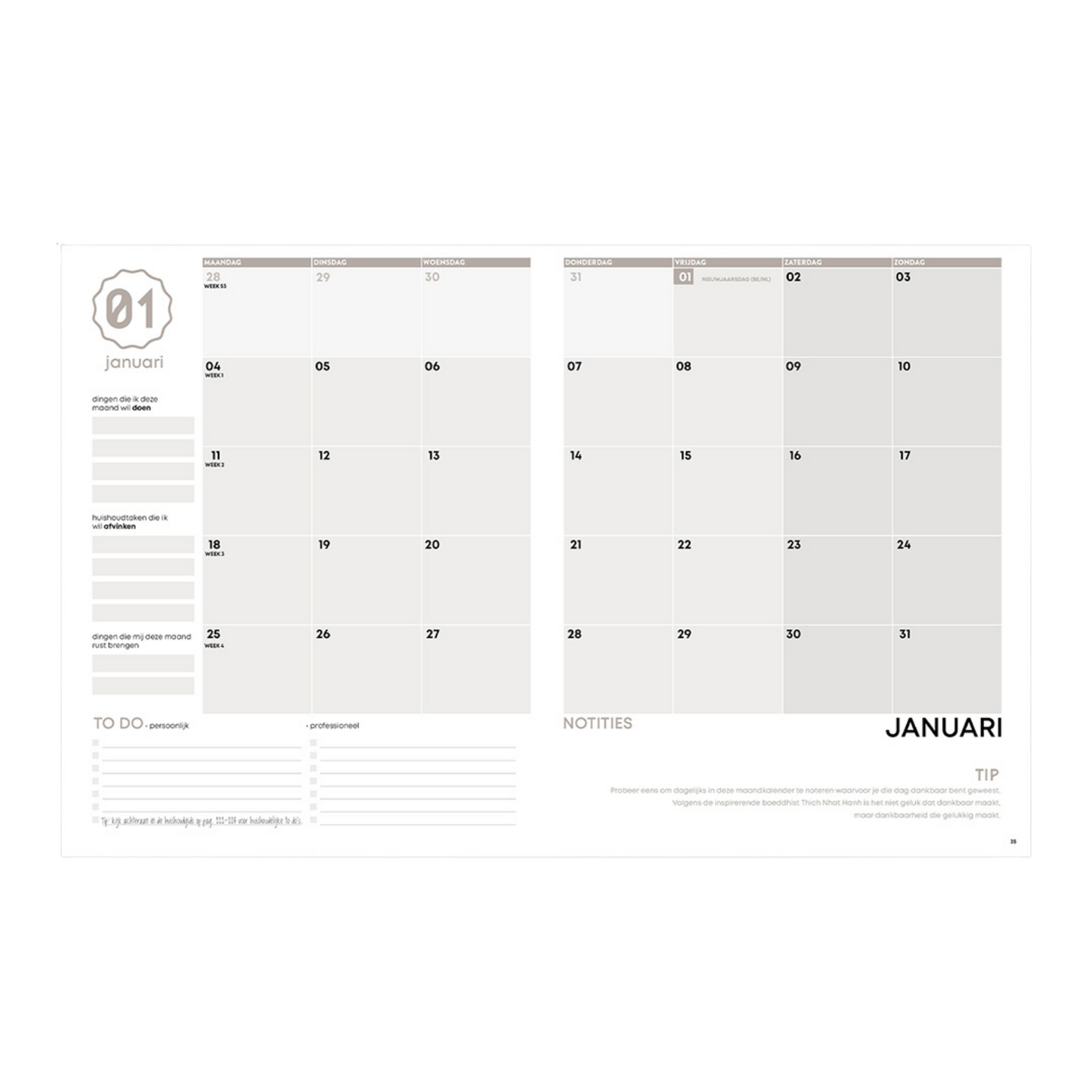 Huishoudplanner 2027 SweepStory x SuccesPlanner