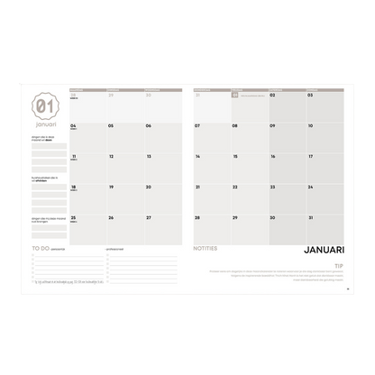 Huishoudplanner 2027 SweepStory x SuccesPlanner