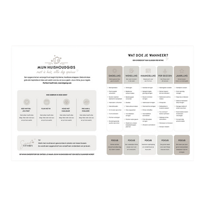 Huishoudplanner 2027 SweepStory x SuccesPlanner