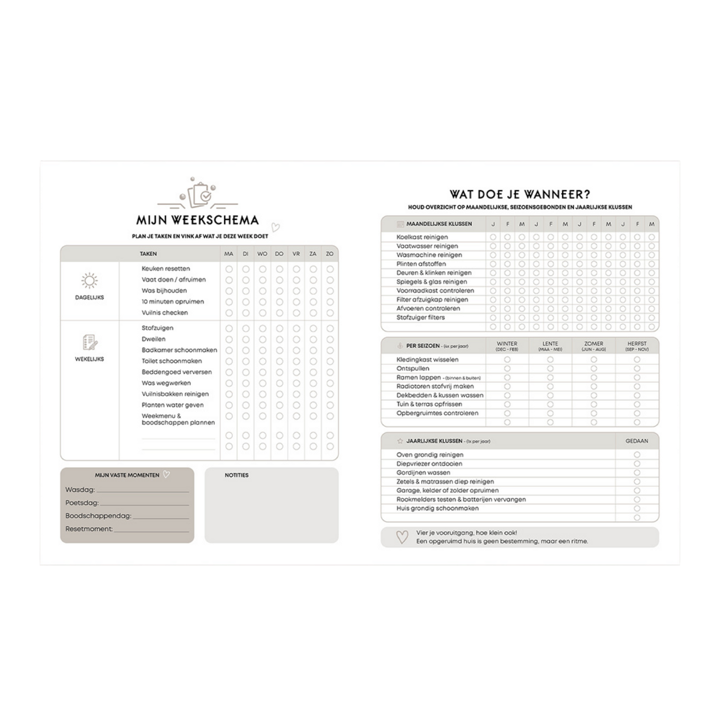 Huishoudplanner 2027 SweepStory x SuccesPlanner