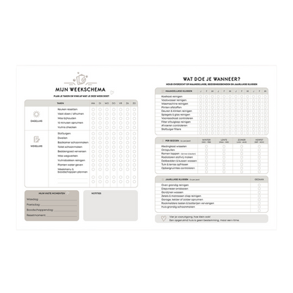 Huishoudplanner 2027 SweepStory x SuccesPlanner