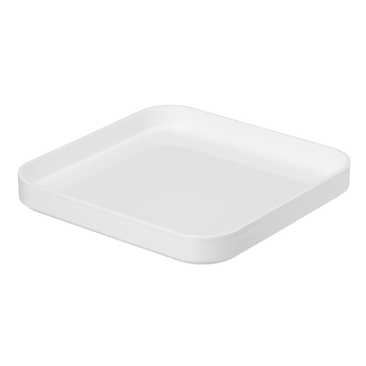 Compact White Square Lid