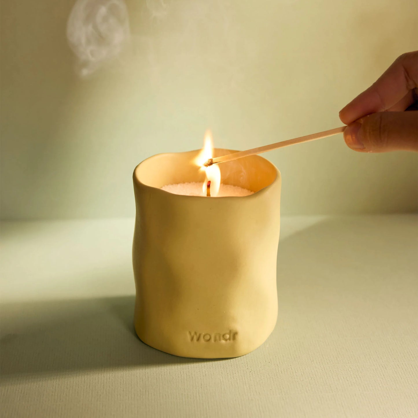 Wondr Candle Holder - Cream