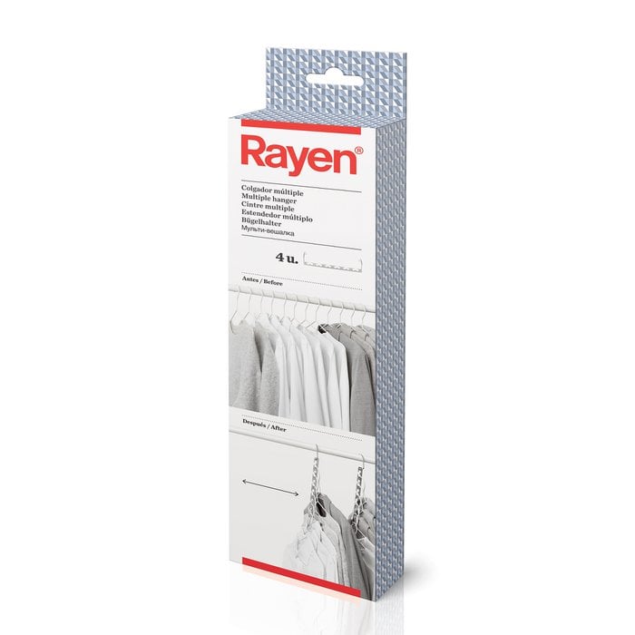 Kledinghanger met meerdere hangers (4stuks)